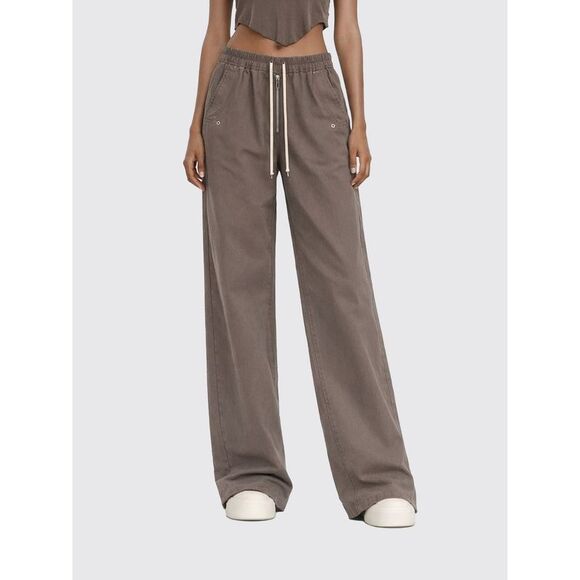 Rick Owens Drkshdw Pants Woman Brown